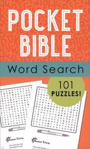Tapa de Pocket Bible Word Search