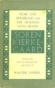 Tapa de Fear and trembling, and, The sickness into death