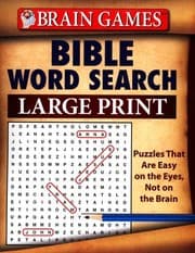 Tapa de Brain Games Bible Word Search Large Print
