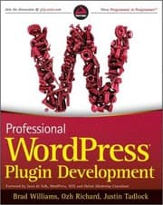 Tapa de Professional WordPress Plugin Development