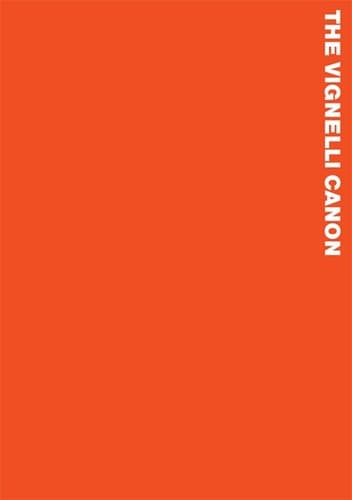Tapa de The Vignelli Canon
