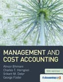 Tapa de Management and cost accounting