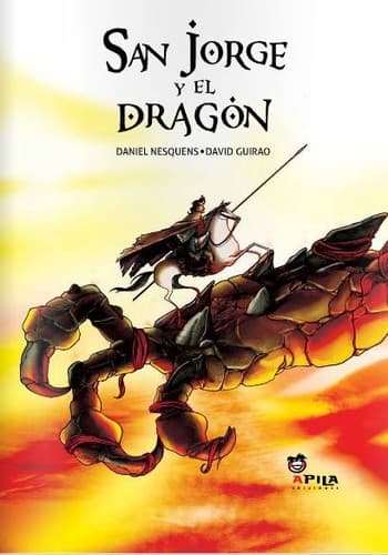 Tapa de San Jorge y el dragón