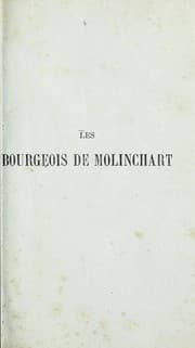 Tapa de Les bourgeois de Molinchart