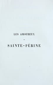 Tapa de Les amoureux de Sainte-Perine