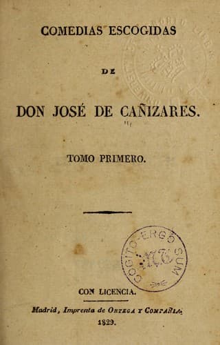 Tapa de Comedias escogidas