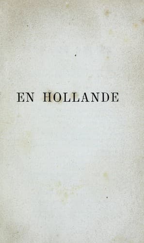 Tapa de En Hollande