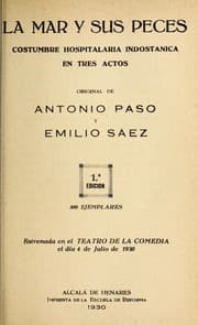 Tapa de La mar y sus peces