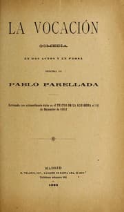 Tapa de La vocacio n