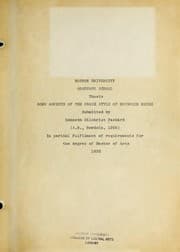 Tapa de Some aspects of the prose style of Heinrich Heine ..