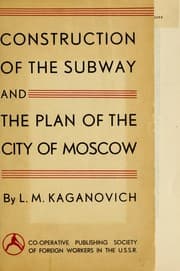 Tapa de The construction of the subway and the plan for the city of Moscow