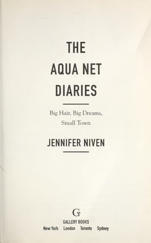 Tapa de The aqua-net diaries