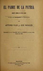 Tapa de El padre de la patria