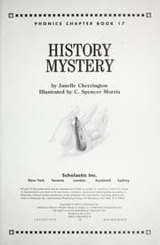 Tapa de History mystery (Phonics chapter book)