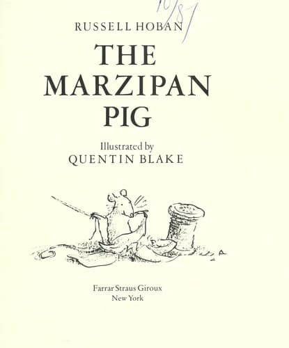 Tapa de The marzipan pig