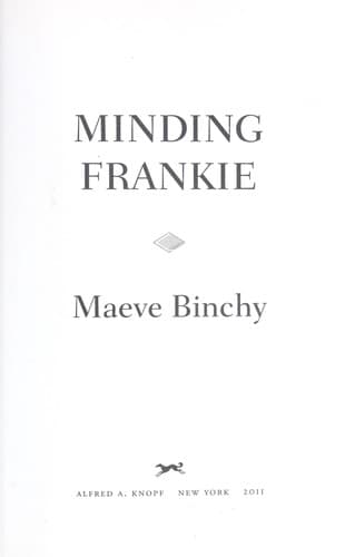Tapa de Minding Frankie