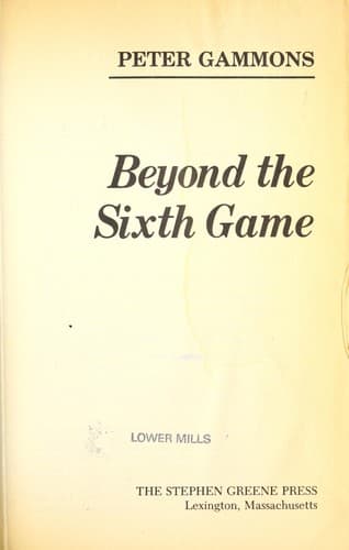 Tapa de Beyond the sixth game
