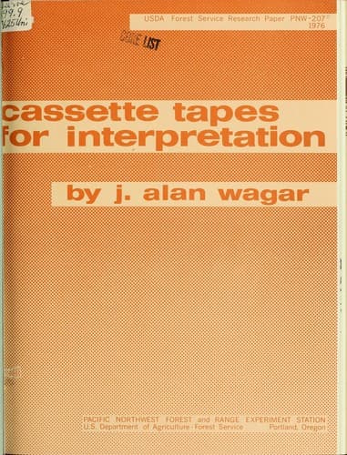 Tapa de Cassette tapes for interpretation