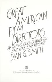 Tapa de Great American film directors