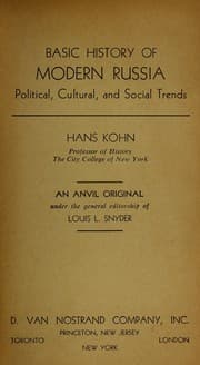 Tapa de Basic history of modern Russia