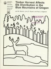 Tapa de Timber harvest affects elk distribution in the Blue Mountains of Oregon