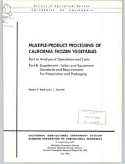 Tapa de Multiple-product processing of California frozen vegetables