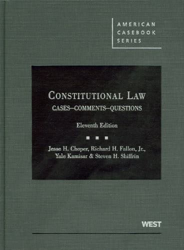 Tapa de Constitutional law