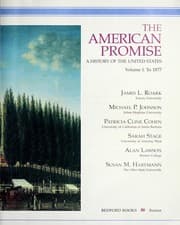 Tapa de The American promise