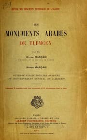 Tapa de Les monuments arabes de Tlemcen