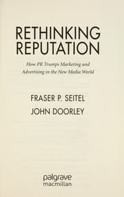 Tapa de Rethinking reputation