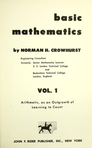 Tapa de Basic mathematics