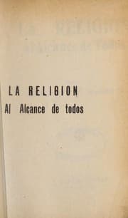 Tapa de La religio n al alcance de todos
