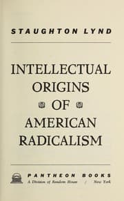 Tapa de Intellectual origins of American radicalism