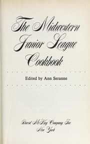 Tapa de Midwestern Junior League Cookbook