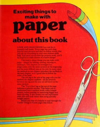Tapa de Exciting things to make with paper