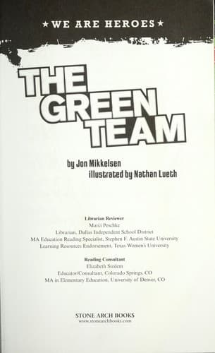 Tapa de The Green Team