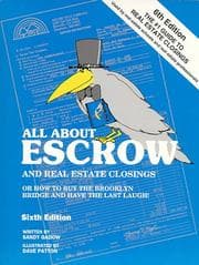 Tapa de All About Escrow and Real Estate Closings