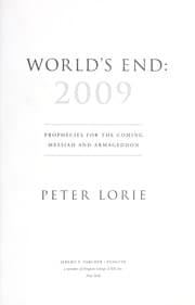 Tapa de World's end, 2009