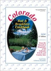 Tapa de Colorado bed & breakfast cookbook