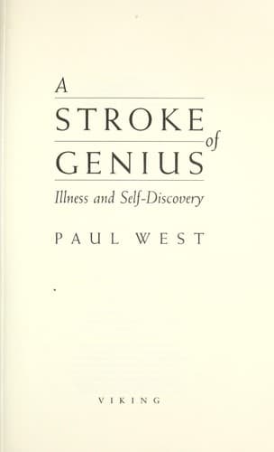 Tapa de A stroke of genius