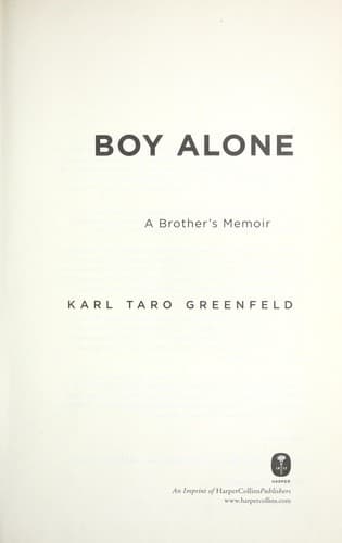 Tapa de Boy alone