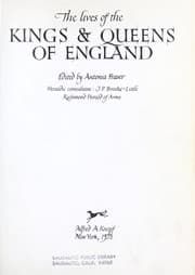 Tapa de The Lives of the kings & queens of England