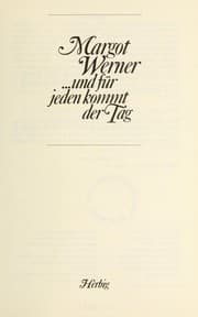 Tapa de Margot Werner ... und für jeden kommt der Tag