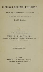 Tapa de Cicero's second Philippic