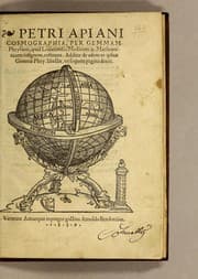 Tapa de Petri Apiani Cosmographia
