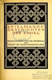 Tapa de Spielmanns-geschichten der Sahel