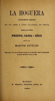 Tapa de La hoguera
