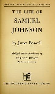 Tapa de The Life of Samuel Johnson