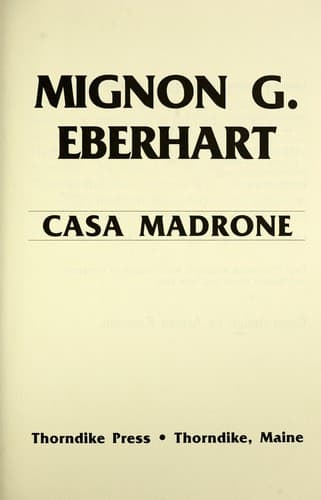 Tapa de Casa Madrone