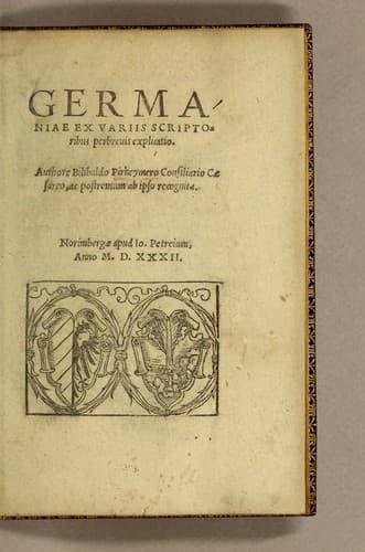 Tapa de Germaniae ex variis scriptoribus perbreuis explicatio